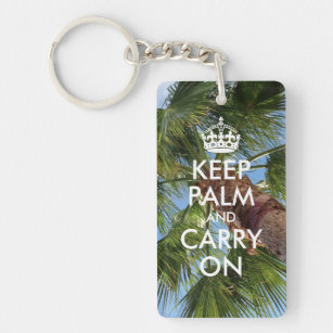 Keep Palm and Carry On Keychain