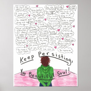 Keep Persisting, 11x14 Poster