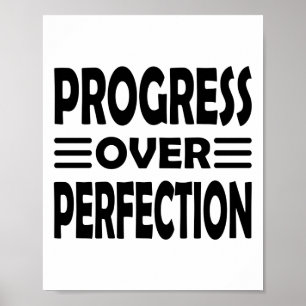 Keep Progressing   Growth Before Perfection Poster