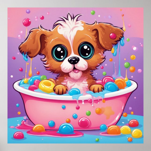 Keep Puppy design  or design your own  Poster (Front)
