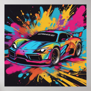 Keep Race Car  or design your own  Poster
