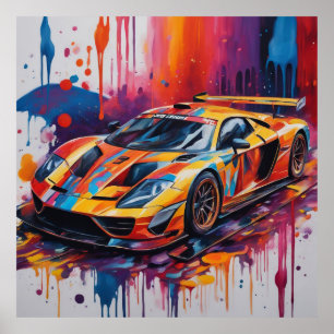 Keep Race Car or design your own Poster