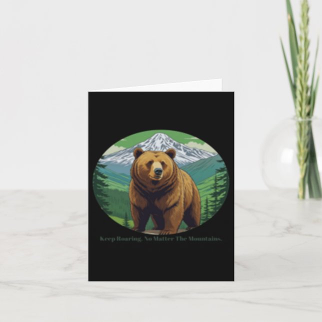 Keep Roaring  Card (Front)