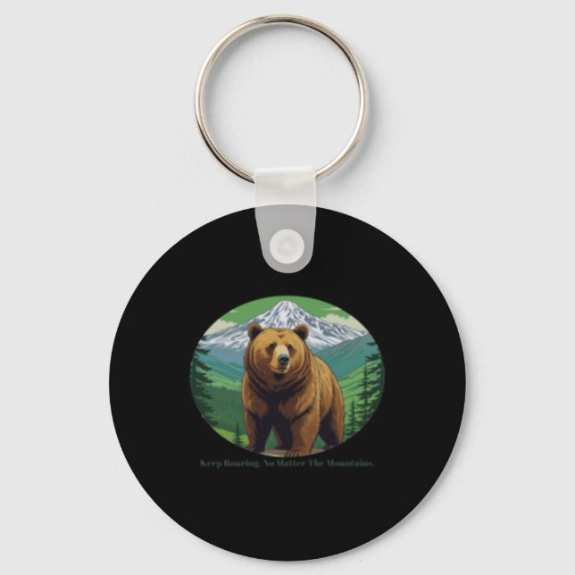Keep Roaring  Keychain (Front)