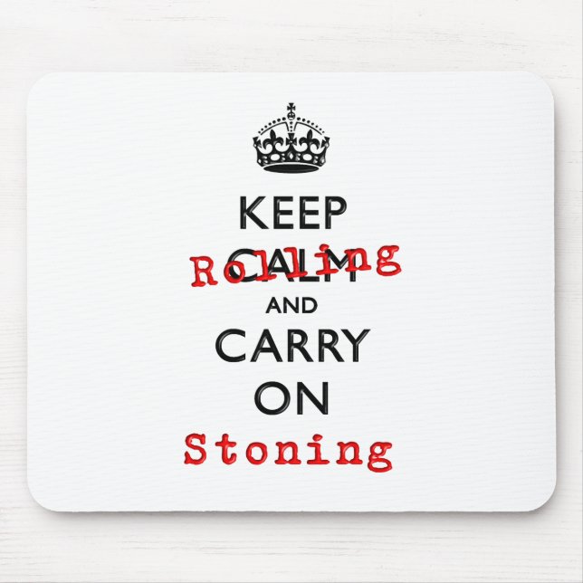 KEEP ROLLING MOUSE PAD (Front)