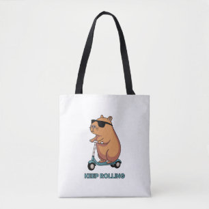 Keep rolling tote bag