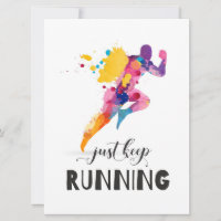 Keep running Motivational quote for Runner Gifts