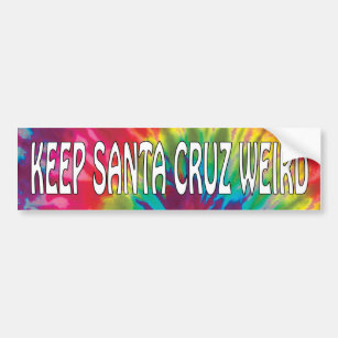 Keep Santa Cruz Weird Bumper Sticker