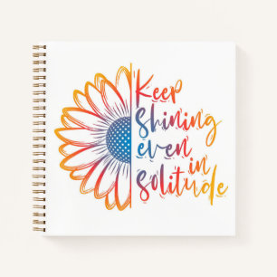 Keep Shinning Sketchbook Notebook