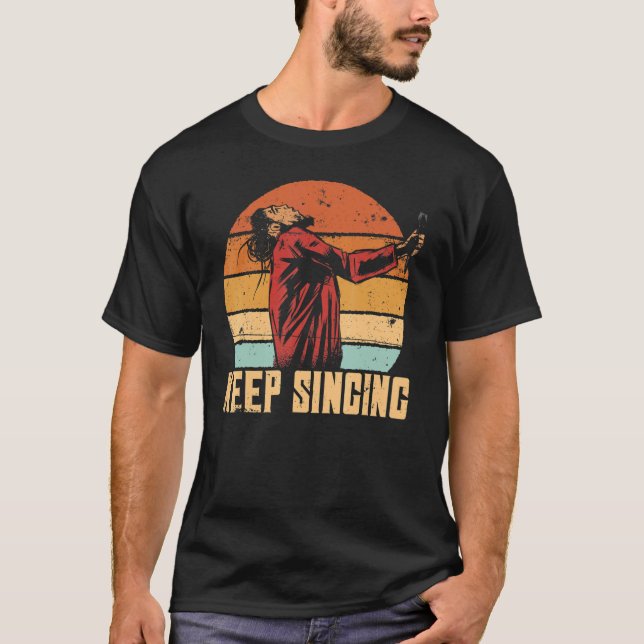 Keep Singing For Reggae Rasta T-Shirt (Front)