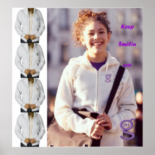 Keep Smilin Poster from I'm G Clothing