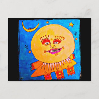 Keep Smiling  Art Postcard