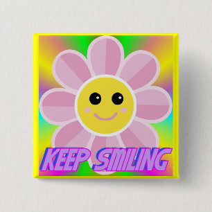 Keep Smiling Button