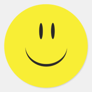 Keep smiling happy health wellness   classic round sticker