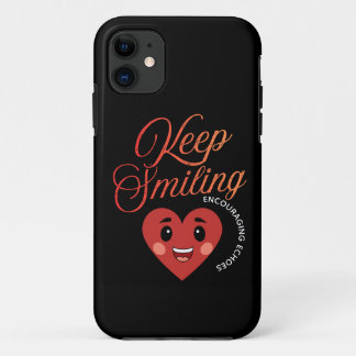 Keep Smiling Inspirational iPhone Case