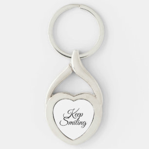 Keep smiling keychain