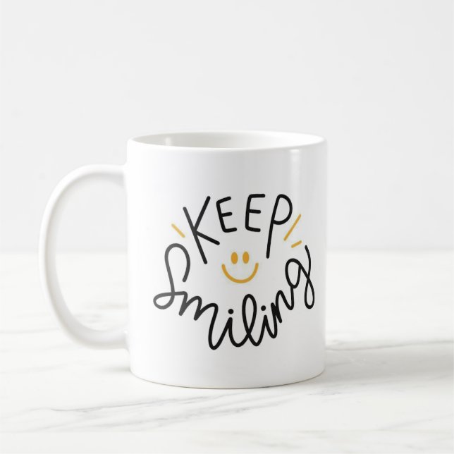 Keep Smiling Mug (Left)