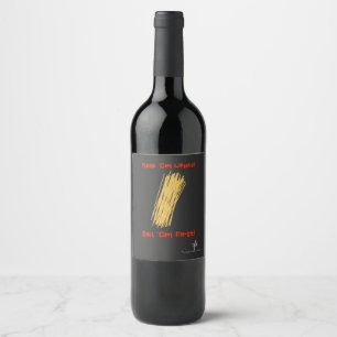 Keep Spaghetti Whole and Boil First Wine Label
