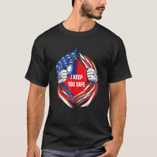 Keep Taiwan Free I Keep You Safe West Taiwan Chin T-Shirt