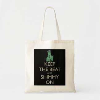 Keep the Beat and Shimmy On tote Bag