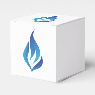 Keep the Blue Flame Lit Favor Box