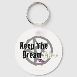 Keep The Dream Alive on Mall Rats Symbol Keychain