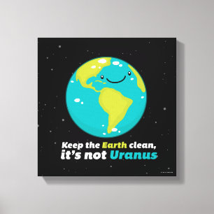 Keep The Earth Clean Canvas Print