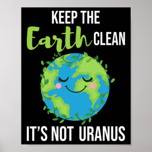 Keep The Earth Clean - Environmental Protection Ea Poster