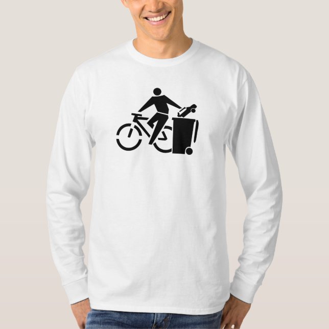 Keep the Environment Clean Bike Design Shirt (Front)