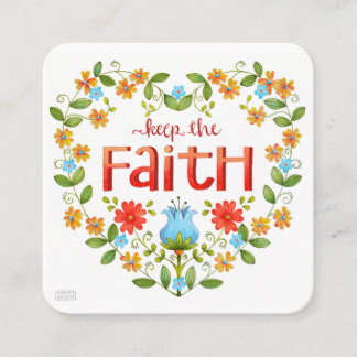 Keep the Faith • Business • Mommy • Bible Card
