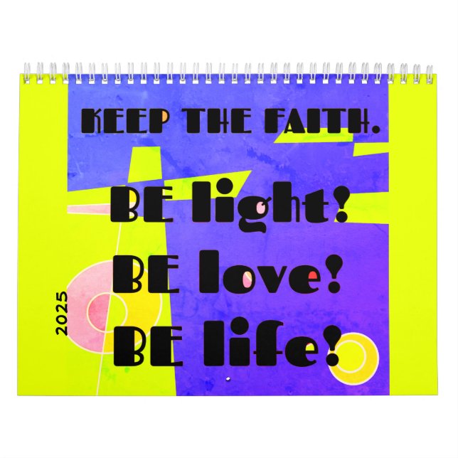 Keep The Faith Calendar (Cover)