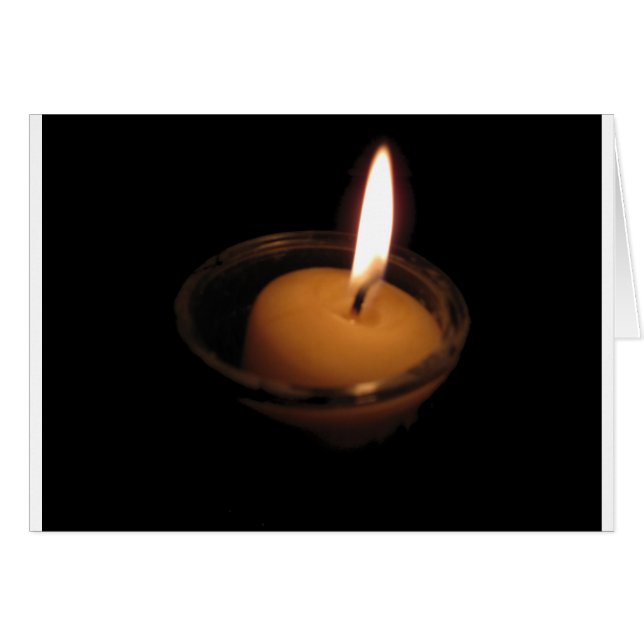 Keep the Flame Burning Candle (Front Horizontal)