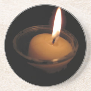 Keep the Flame Burning Candle Coaster