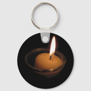 Keep the Flame Burning Candle Keychain