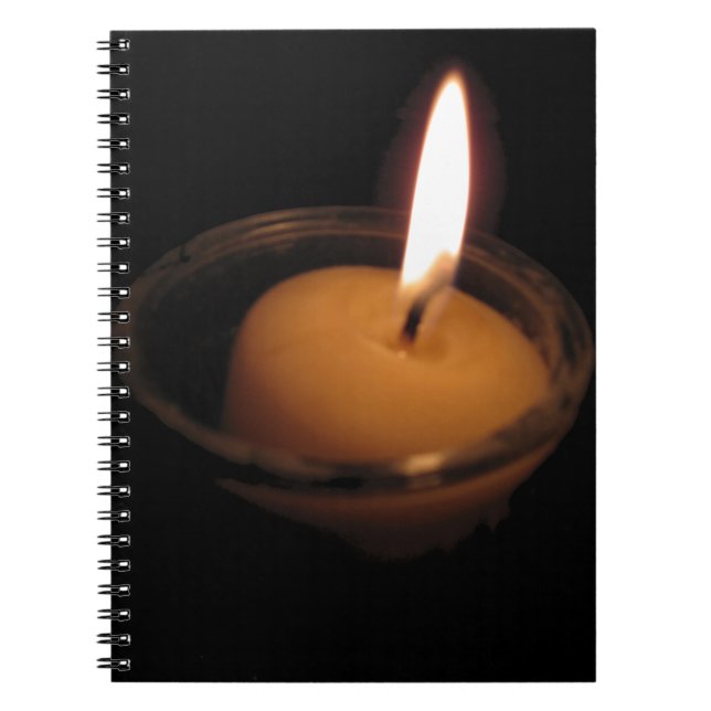 Keep the Flame Burning Candle Notebook (Front)
