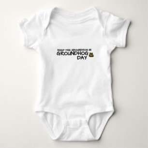 Keep the Groundhog in Groundhog Day Baby Bodysuit