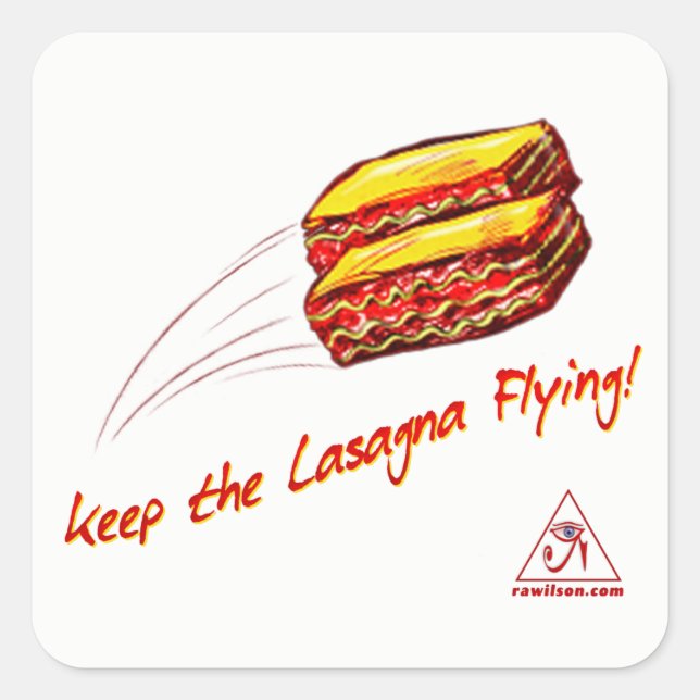 keep the Lasagna Flying Sheet of Stickers (Front)