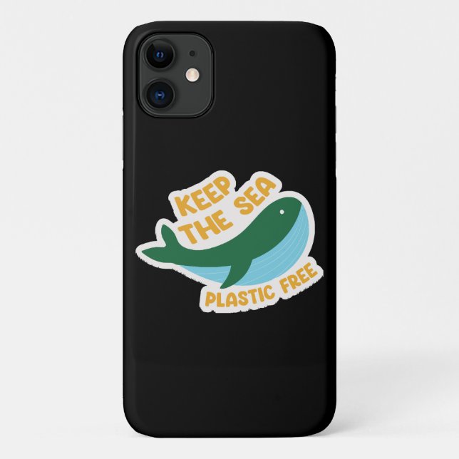 Keep the sea plastic free Case-Mate iPhone case (Back)