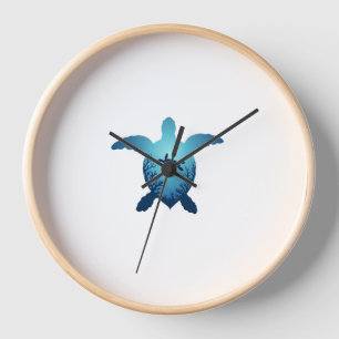 Keep The Sea Plastic Free Save The Sea Turtles T-S Clock