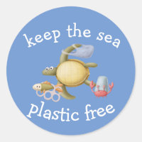 Keep the Sea Plastic Free Turtle Crab