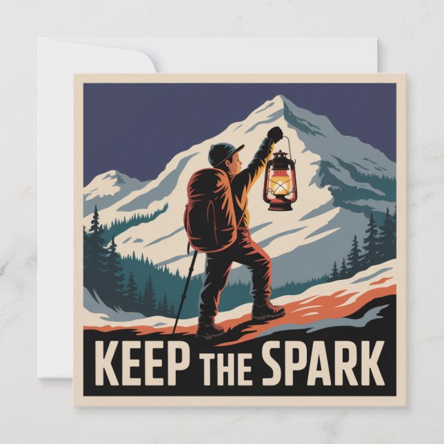 Keep The Spark Holiday Card (Front)