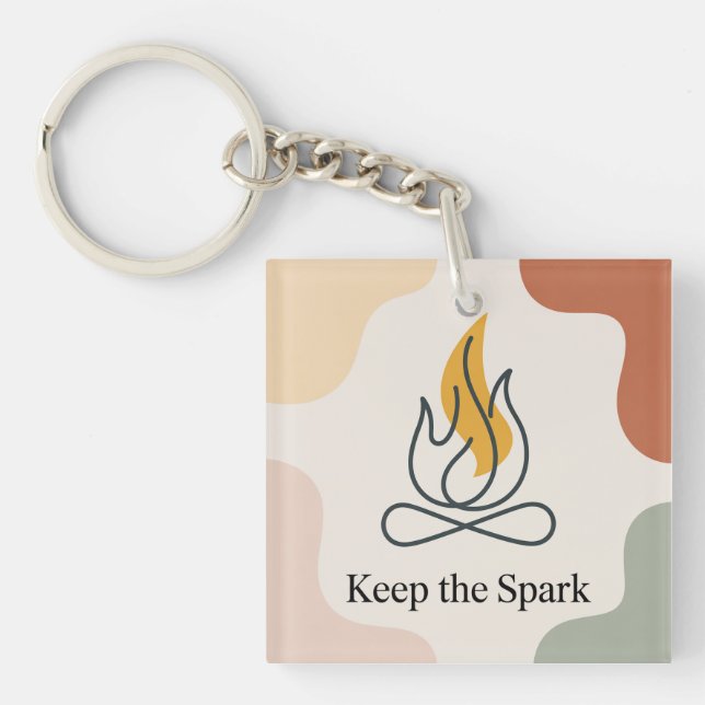 Keep The Spark Keychain (Front)