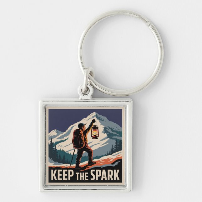 Keep The Spark Keychain (Front)