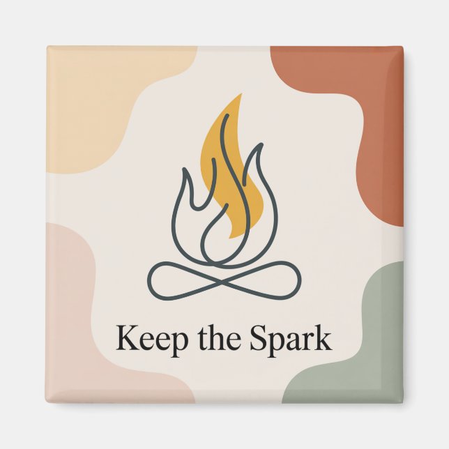 Keep The Spark Magnet (Front)