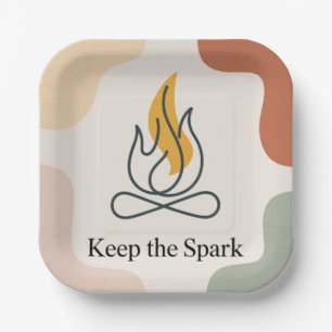 Keep The Spark Paper Plate