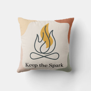 Keep The Spark Throw Pillow