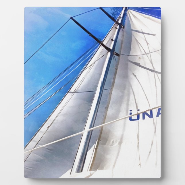 Keep The Wind In Your Sails Acrylic Art Plaque (Front)