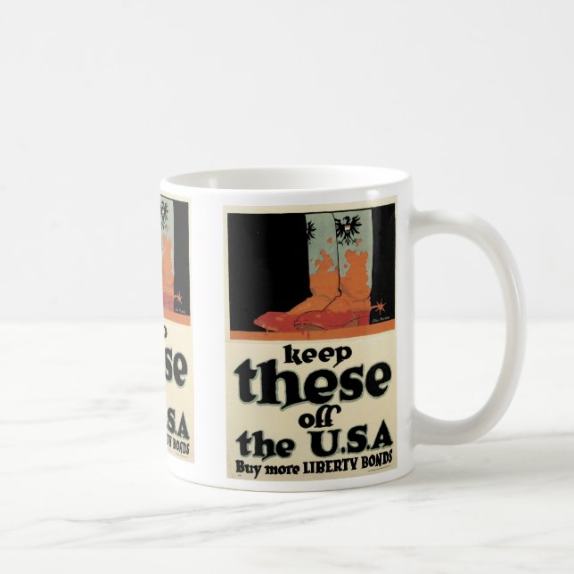 Keep these off the USA Coffee Mug (Right)
