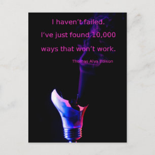 Keep Trying Postcard