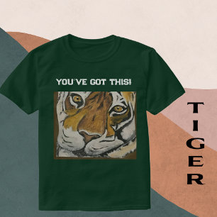 Keep Trying Tai Chi Tiger, Personalize Text T-Shirt